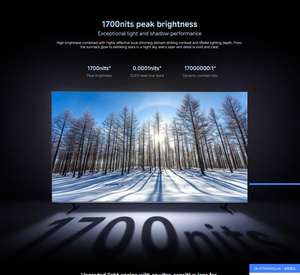 Version Globale pour Xiaomi TV S Pro Mini LED 65 2026 QD-Mini LED 3840*2160 Taux de Rafraîchissement 144Hz 3Go 32Go pour Hôtels et Appareils Domestiques - Product Image 4