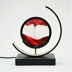 โคมไฟ LED <span class=keywords><strong>แบบ</strong></span>ไดนามิก<span class=keywords><strong>ภาพ</strong></span>ทรายนาฬิกาทรายเคลื่อนไหวเร็ว3D <span class=keywords><strong>ภาพ</strong></span>วาดศิลปะบนโต๊ะทรายดูดแก้วตกแต่งบ้านในเวลากลางคืน - Product Image 5