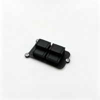 Dissipateur thermique en aluminium OEM/ODM personnalisé pour appareil photo, peint en noir, à 6 ailettes, avec caloduc en cuivre, entièrement personnalisable, certifié ISO usine
