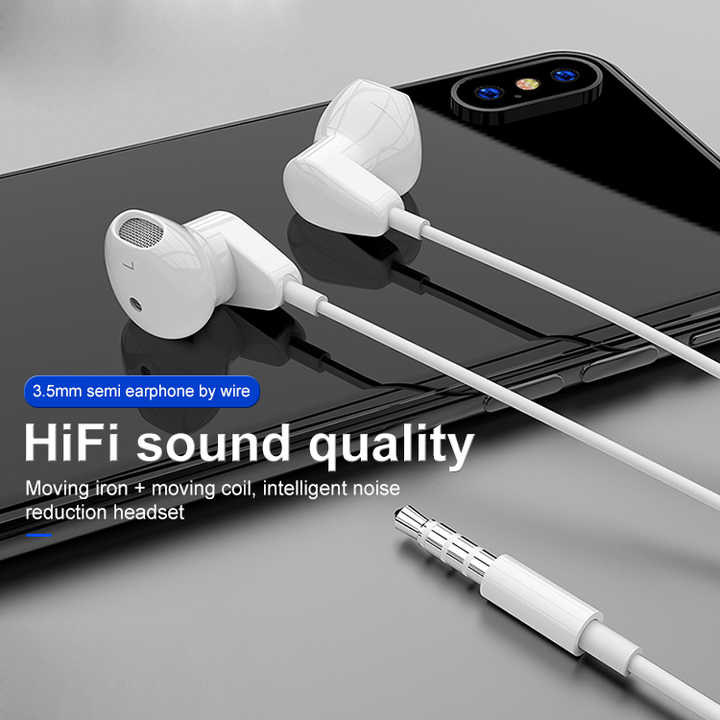 Wired Earphone In-ear Earbuds Gaming Headset for Iphone Wired  Earphones With Mic - Main Image