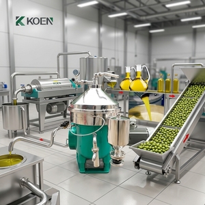 Ligne de production d'huile d'olive industrielle 5000 kg/h entièrement automatique, usine de traitement des <span class=keywords><strong>olives</strong></span> vierges extra, pressage <span class=keywords><strong>à</strong></span> froid - Product Image 3