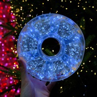 Guirlande lumineuse LED d'extérieur de Noël, motif mille-pattes, effet pétard, haute qualité, 3M/6M, rechargeable, IP44, garantie 1 an