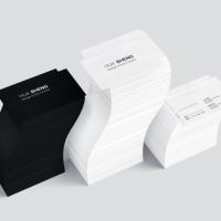 Tarjetas de Visita Minimalistas Personalizadas, Impresión a Doble Cara, Tarjetas de Presentación Premium, Logotipo Personalizado, Tarjetas de Papel Especial para Logotipo de Marca