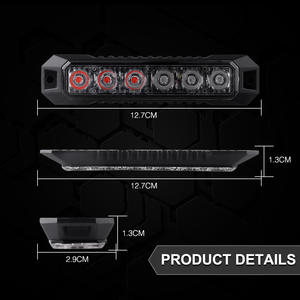 Feux de signalisation LED-06k, mini feux stroboscopiques pour camion, feux de grille, montage en surface, lampes clignotantes pour camion, <span class=keywords><strong>voiture</strong></span>, véhicule - Product Image 5