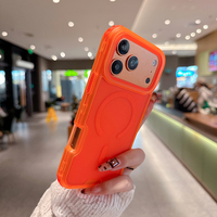 Coque de téléphone de luxe antichoc à chargement magnétique sans fil, vente directe usine pour iPhone 17 16 Pro Max