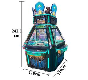 Machine de jeu d'arcade multijoueur Artbel à monnayeur pour intérieur et système de divertissement à poussée de pièces, construction en métal et plastique, 220V - Product Image 3