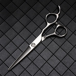 Professional Hairdressing Scissors 440C Stainless Steel 5.5 Inch Thinning Shears Long Handle For Hairstylist - Product Image 1