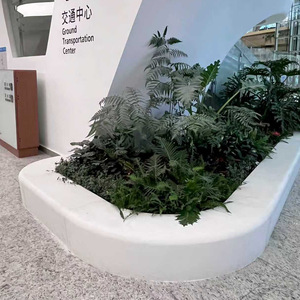 Nouvelles bancades en béton UHPC Magic Stone pour fosses d'arbres, forme irrégulière, épaisseur 3 cm, résistantes à la corrosion, pour utilisation en extérieur, parcs et places publiques - Product Image 3