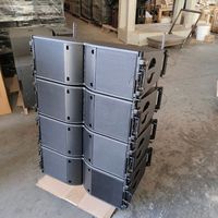 Caja de altavoz de alta calidad de fabricación profesional de China K208 doble matriz de línea pasiva de 8 pulgadas gabinete de altavoz de 2 vías