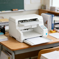 Scanner de documents continu automatique haute vitesse Panasonic S5055C A3 CCD USB, résolution 600x600 dpi, pour usage bureautique