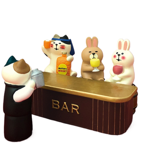 Artículos Japoneses Qingh, Zakka <span class=keywords><strong>Bar</strong></span>, Decoración para Bartenders, Accesorios Decorativos, Gatos en Miniatura, Artesanías de Resina y Pequeños Adornos - Product Image 3