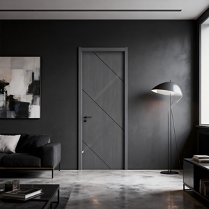Ultime <span class=keywords><strong>Porte</strong></span> in Legno per Appartamenti, MDF PVC WPC, Design Moderno, <span class=keywords><strong>Porte</strong></span> Interne di Lusso Antieffrazione per Hotel, <span class=keywords><strong>Bagno</strong></span>, Camera da Letto e Soggiorno - Product Image 4