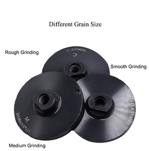 Mola a Tazza Diamantata Riempita <span class=keywords><strong>di</strong></span> Resina da 4 Pollici con Filettatura 5/8 Pollici-11 per Granito, Pietra e Piastrelle - Product Image 2