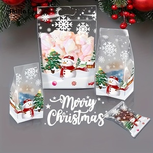 Bolsas de Caramelos con Cierre Hermé<span class=keywords><strong>tico</strong></span> Personalizadas con Diseño Navideño, Doypack Reutilizables, Resistentes a la Humedad, Bolsas de Embalaje para Caramelos con Base - Product Image 3