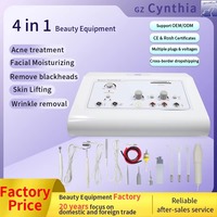 Appareil facial multifonctionnel 4 en 1, traitement anti-rides, acné, yeux, traitement BIO, appareil galvanique haute fréquence