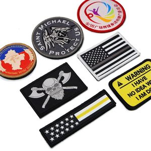 Vente directe en gros de patchs brodés RONDS, patchs personnalisés, patchs brodés pour chapeaux, patchs brodés drapeau national - Product Image 4