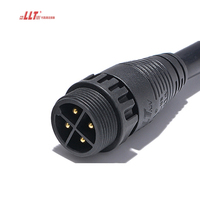 LLT M25 DC AC 4pin IP67 IP65 Connecteur de câble de lumière LED à vis étanche pour ebike