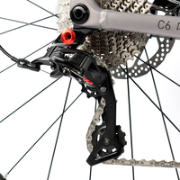 Vélo de route à disque en alliage d'aluminium TWITTER AL6061/T6 pas cher avec 24 vitesses RS et freins à disque hydrauliques 700C