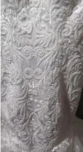 S8280F personnaliser hors épaule grande taille col en V lourd perlé africain sirène <span class=keywords><strong>mère</strong></span> de la <span class=keywords><strong>mariée</strong></span> robes <span class=keywords><strong>pour</strong></span> mariage - Product Image 3