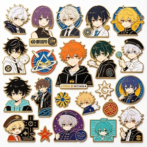 Pins en émail personnalisés en gros, créez votre propre logo, <span class=keywords><strong>photo</strong></span>, texte, pins en métal pour revers de veste, cadeaux pour anniversaire, Saint-Valentin - Product Image 2