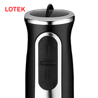 Mixeur plongeant électrique domestique à vitesse variable et commande par bouton-poussoir