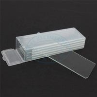 Microscope Slides Storage Box PP Material Slides Storage Box 5pieces for Storage of Microslides Laboratory Use