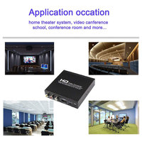 Convertisseur HDMI vers RCA et HDMI AV CVBS Vidéo composite vers HDMI Adaptateur Audio 1080P 60Hz HD Video Converter