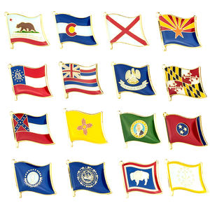 Venta al por mayor de insignias y pines de solapa para aficionados al fútbol 2026, chapados en plata, ecológicos, con logotipo personalizado, bandera estadounidense, regalos para grandes eventos - Product Image 2