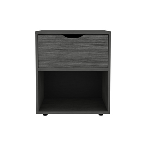 Nightstand Altheimer Light Gray Bedroom Storage <b>Drawer</b> Unit - Product Image 1