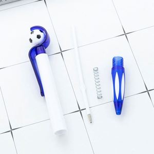 Custom Logo 1.0Mm Soccer-Shaped Cartoon Plastic Push-Button Stress-Relief Twist-Top Ballpoint <b>Pen</b> - Product Image 4