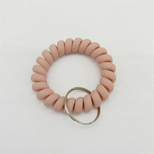 Bracelet extensible porte-clés Flexible spirale poignet porte-clés Sauna <span class=keywords><strong>piscine</strong></span> ID Badge Gym dragonne porte-clés - Product Image 6