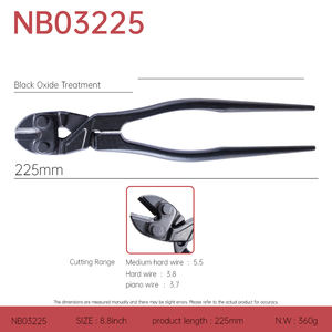 Coupe-câbles à queue pointue de 9 pouces, mâchoire antidérapante, coupe facile, enroulement de fil, outil manuel multifonctionnel - Product Image 2