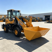 Chargeur frontal sur roues à moteur diesel robuste, machine de chargement polyvalente pour la construction, certifiée CE ISO