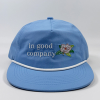 OEM Fashion topi bisbol tidak terstruktur cahaya musim panas topi Snapback tali kustom dengan Snapback uniseks 5 Panel bordir olahraga Gorra