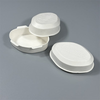 Boîte à savon en pâte à papier de canne à sucre compostable Emballage de pâte moulée