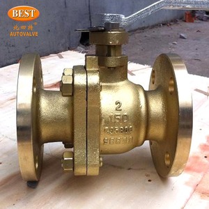 Nhà Máy Giá Bóng Van OEM Brass Q42 Loạt 2 Pcs Cách ANSI 150lb PN16 Đồng Mặt Bích Nổi Loại Áp Lực Cao Bóng Van - Product Image 3