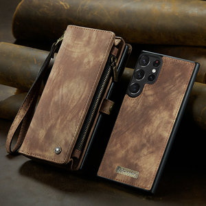 CaseMe 2024 Funda de cuero <span class=keywords><strong>para</strong></span> <span class=keywords><strong>Samsung</strong></span> S24 S23 S22 <span class=keywords><strong>ultra</strong></span> Funda con cremallera <span class=keywords><strong>para</strong></span> <span class=keywords><strong>Samsung</strong></span> <span class=keywords><strong>Galaxy</strong></span> S24 S23 <span class=keywords><strong>S21</strong></span> Plus Note 20 - Product Image 1