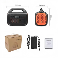 Station d'alimentation solaire haute puissance 500W pour usage domestique et extérieur, alimentation mobile d'urgence pour appareils électroménagers, entrée 12V, sortie 0.5A