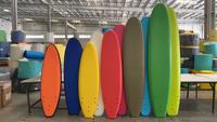 Planche de surf souple en EVA EPS sans cire avec logo personnalisé, unisexe, avec ailerons, vente en gros pour les sports nautiques