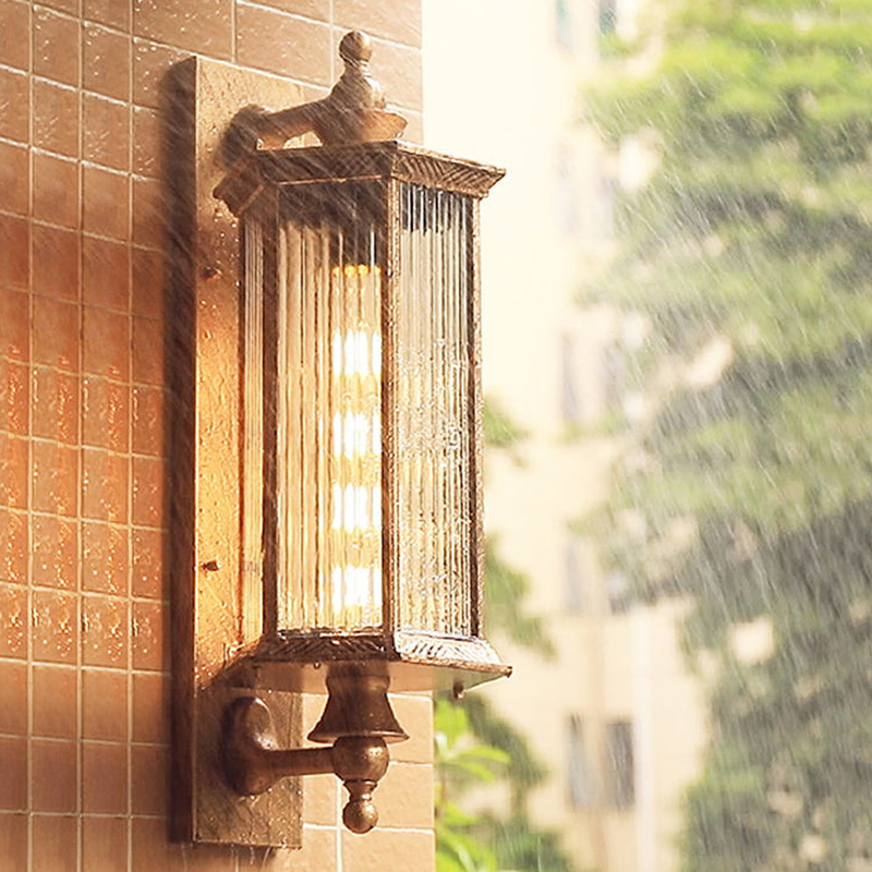 Точечные товары наружное настенное бра наружное настенное крепление светильники IP65 водонепроницаемый внешний настенный фонарь для отеля сада крыльца