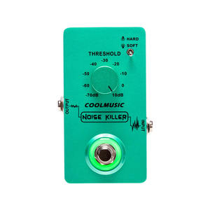 Pédale d'effets pour guitare basse ODM en acier inoxydable, analogique, True Bypass, anti-bruit avec contrôle de seuil, durable - Product Image 1