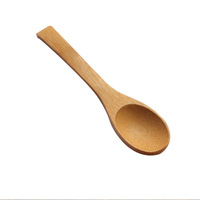 Mini-cuillère en bois avec finition miroir, manche long pour mélanger le miel et les assaisonnements, style minimaliste pour le camping et la maison