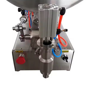Machine de remplissage semi-automatique pneumatique haute précision pour crème, soda et pâte de tomate avec mélangeur, 1% de précision, pour bouteilles et flacons, facile à utiliser - Product Image 5