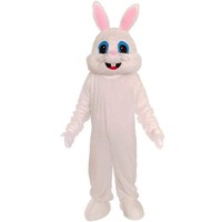 Costume de lapin de Pâques pour adulte Costume de mascotte en peluche drôle de lapin dessin animé tenue d'Halloween marche Cosplay pour la fête de carnaval