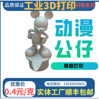 Figurine d'anime imprimée en 3D Nick 500*500*450 Modèle en nylon Conception personnalisée pour jouets et développement de produits