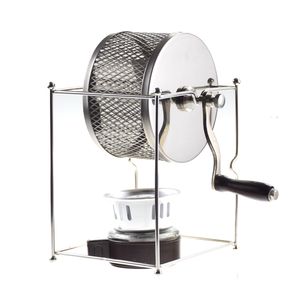 BN-91มาใหม่300กรัมคู่มือเครื่องคั่วใช้ในบ้านขนาดเล็กมือกาแฟถั่วคั่วกับเตาแอลกอฮอล์ - Product Image 6