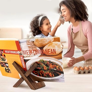 Expositor de Madera Artesanal Personalizado <span class=keywords><strong>con</strong></span> Impresión en Poliéster para Menús de Cocina, Restaurantes y Decoración del Hogar - Product Image 4