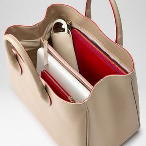 Bolso con forro suave, asas <span class=keywords><strong>de</strong></span> cuero, diseño con compartimentos, bolso <span class=keywords><strong>de</strong></span> gran capacidad para uso diario y ocasiones formales - Product Image 3