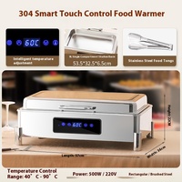 NICEKITCHEN – Équipement de maintien au chaud intelligent en acier inoxydable pour buffet de petit-déjeuner d'hôtel, table chauffante électrique isolante