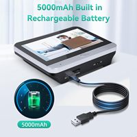 ICam365 Cámara de Seguridad para Puerta con Mirilla WiFi de 3MP para Exteriores, Audio, Detección de Movimiento, Visión Nocturna, Video HD, Pantalla LCD TFT de 4.3 Pulgadas